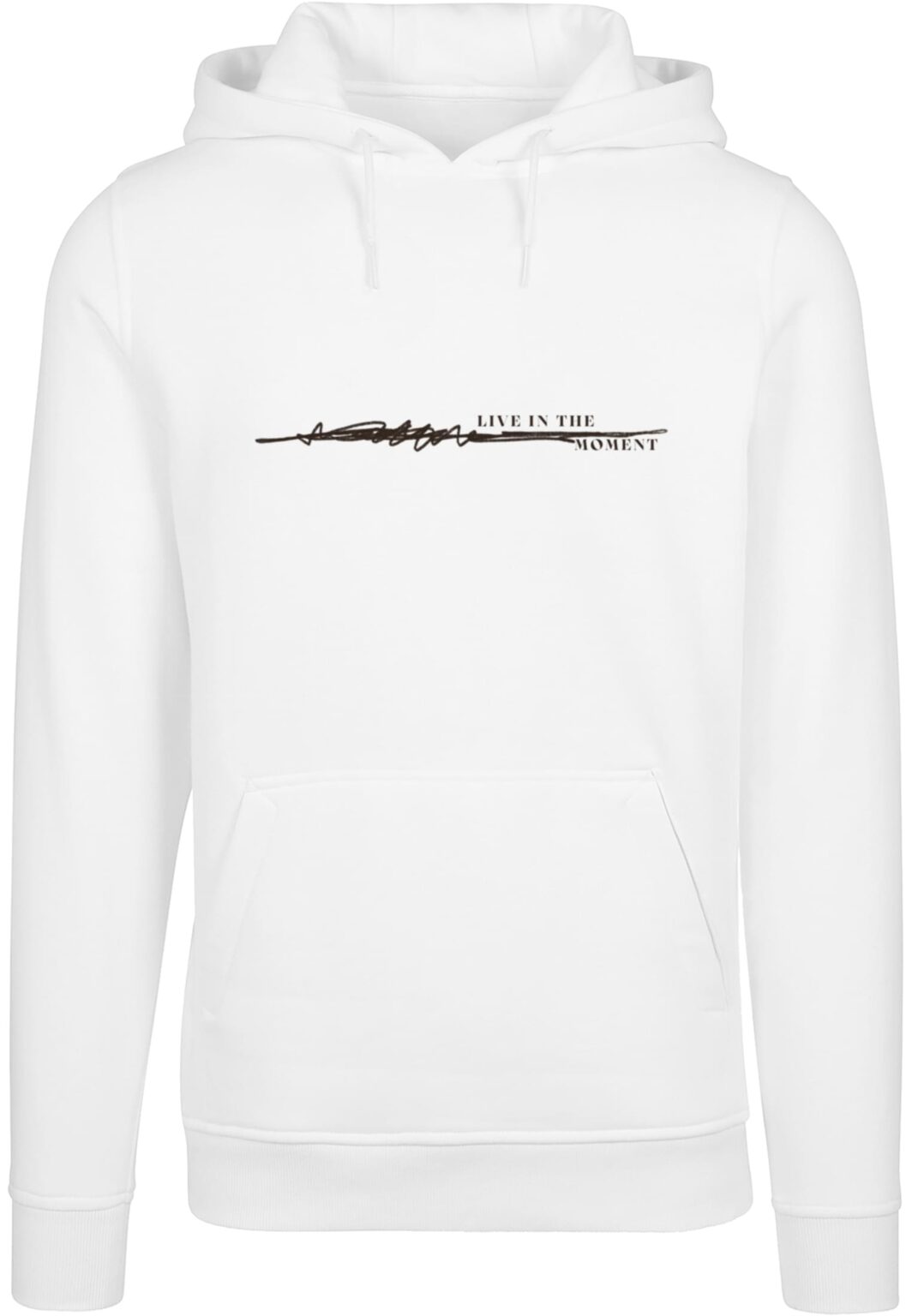 Men's sweatshirt Live In The Moment Hoody white