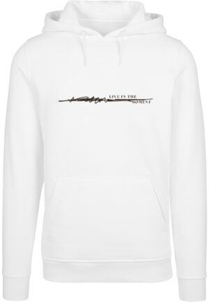 Men's sweatshirt Live In The Moment Hoody white