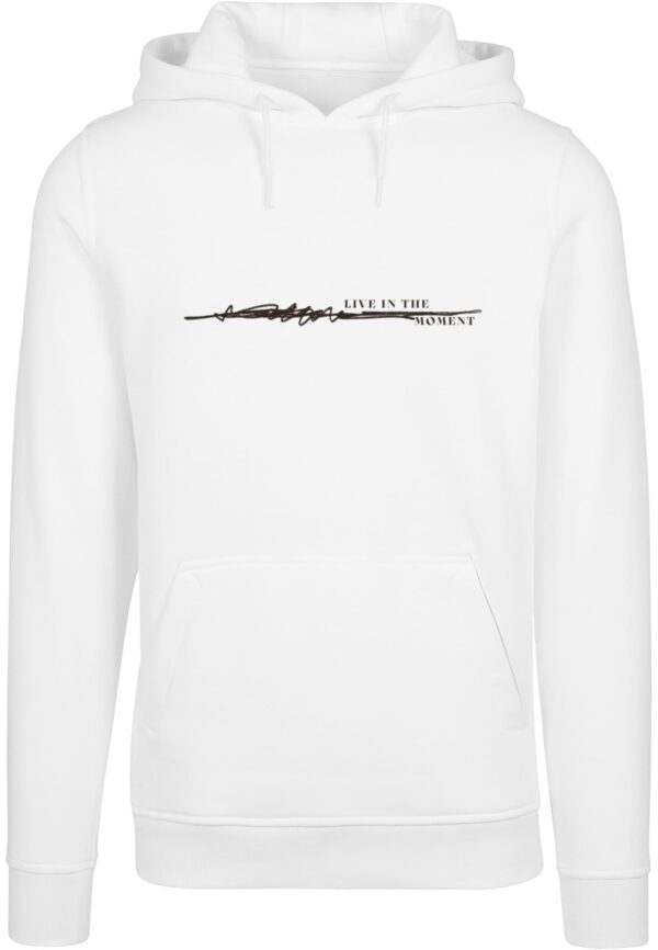 Men's sweatshirt Live In The Moment Hoody white