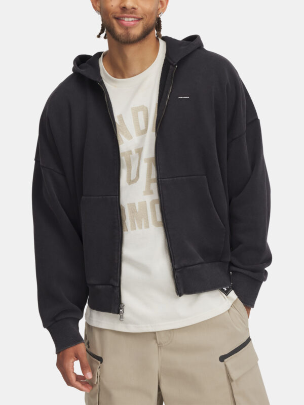 Men's sweatshirt Under Armour Icon HWT Fleece Wash FZ - Men's