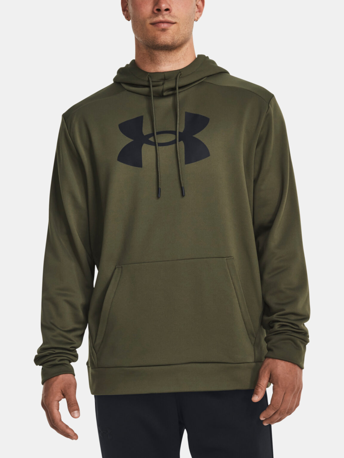 Men's sweatshirt Under Armour UA Armour Fleece Big Logo HD-GRN - Men's