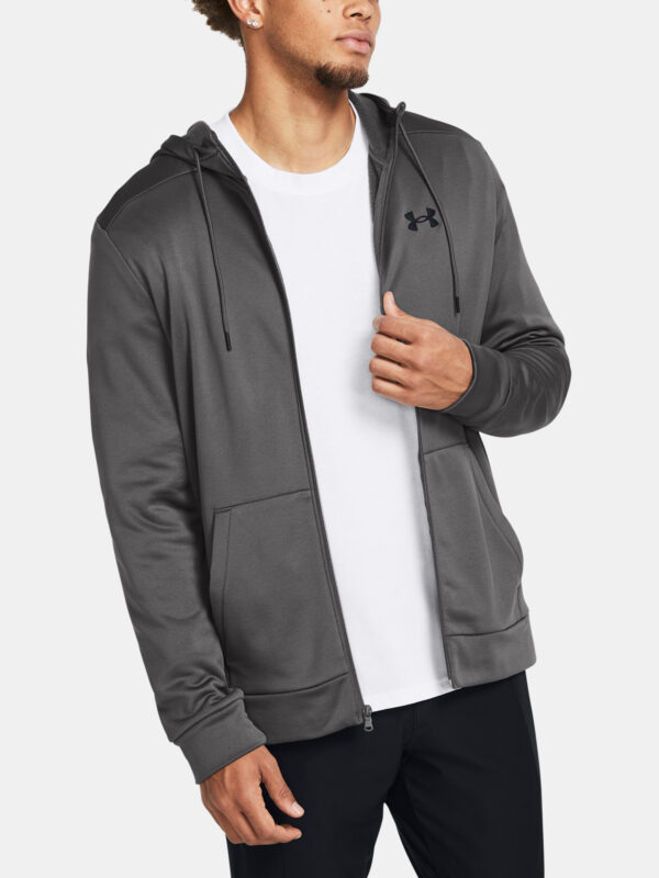 Men's sweatshirt Under Armour UA Armour Fleece FZ Hoodie-GRY - Men's