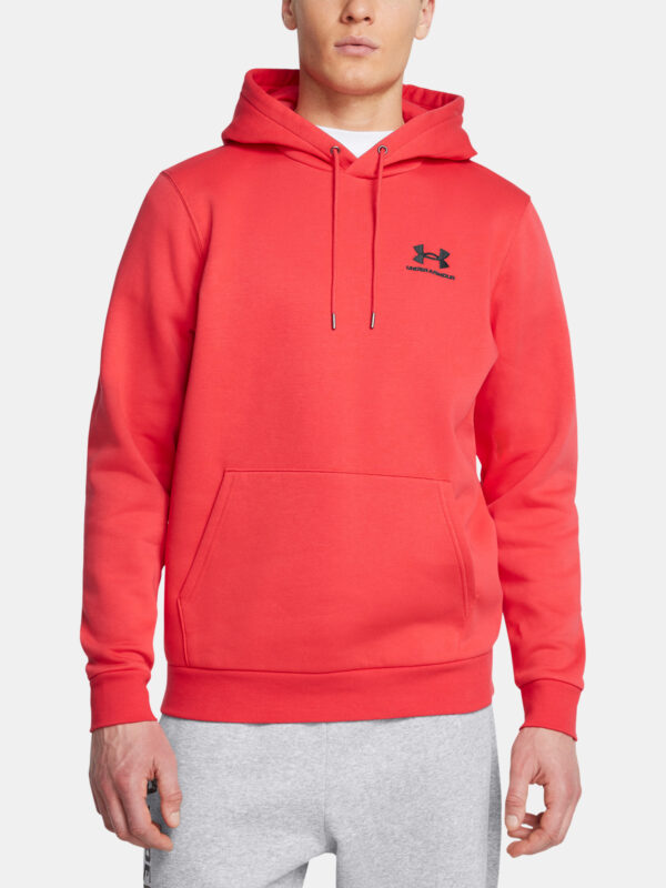 Men's sweatshirt Under Armour UA Icon Fleece Hoodie-RED - Men's