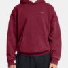 Men's sweatshirt Under Armour UA Icon HWT Flc Wash OS Hood-RED - Men's