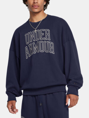 Men's sweatshirt Under Armour UA Icon HWT Terry OS Crew-BLU - Men's