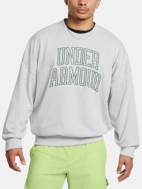 Men's sweatshirt Under Armour UA Icon HWT Terry OS Crew-GRY - Men's