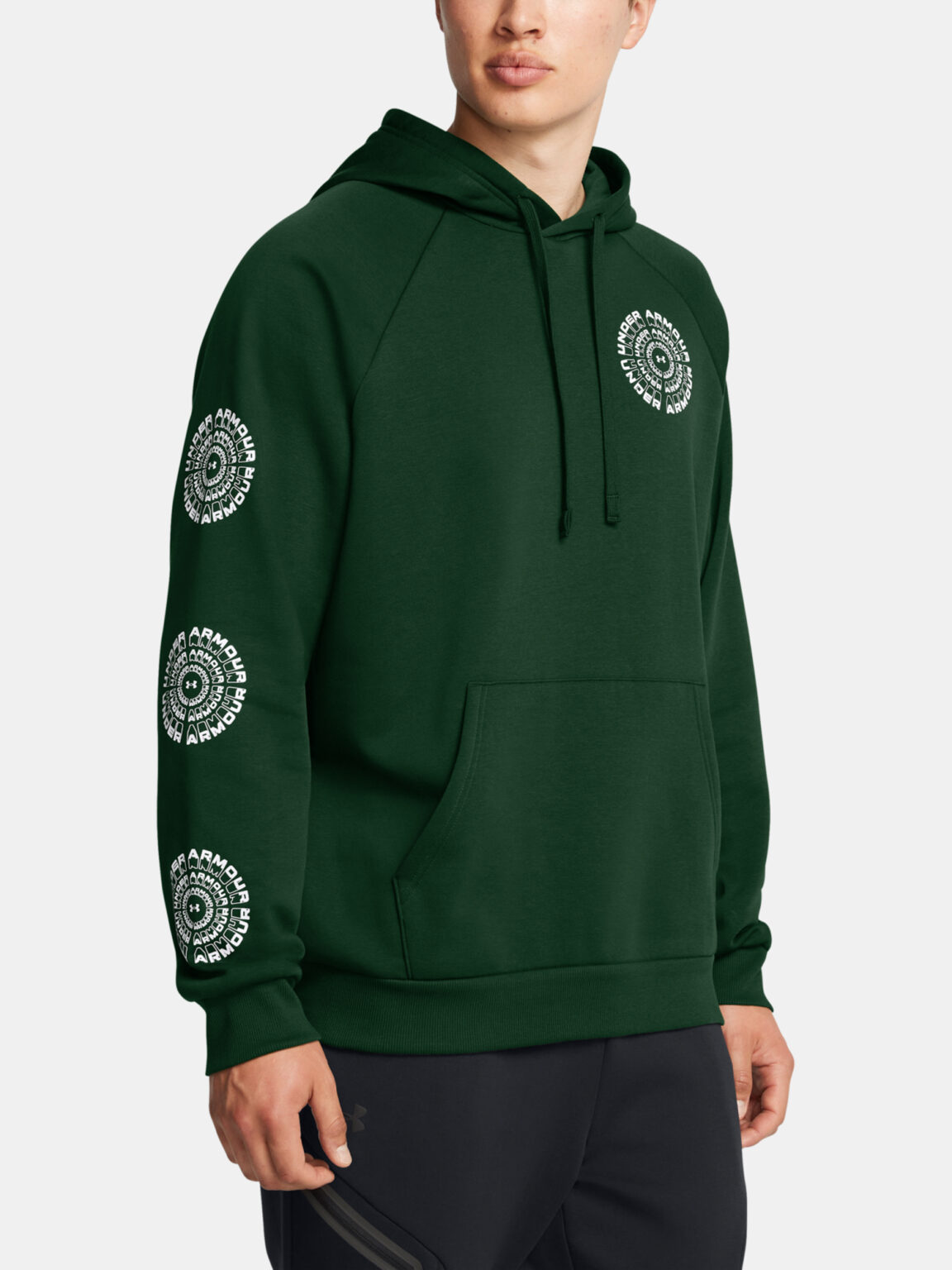 Men's sweatshirt Under Armour UA Rival Fleece HBR Logo HD-GRN - Men's
