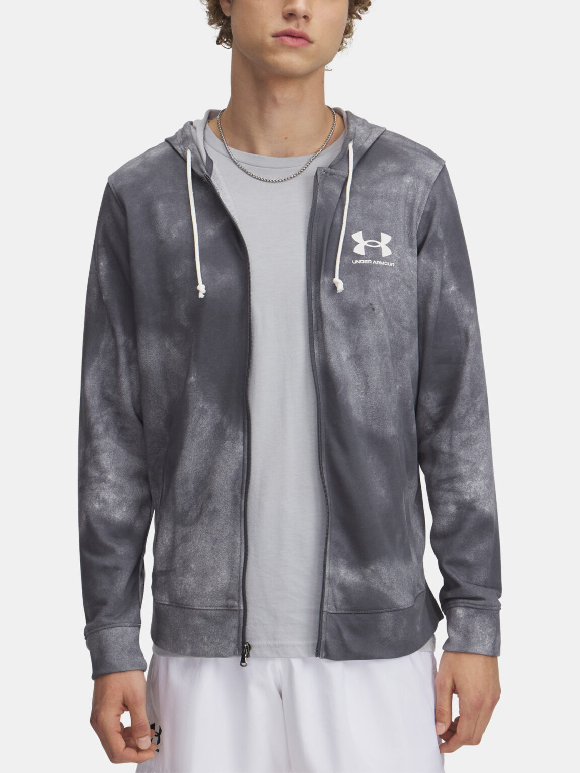 Men's sweatshirt Under Armour UA Rival Terry AOP FZ Q1 - Men's