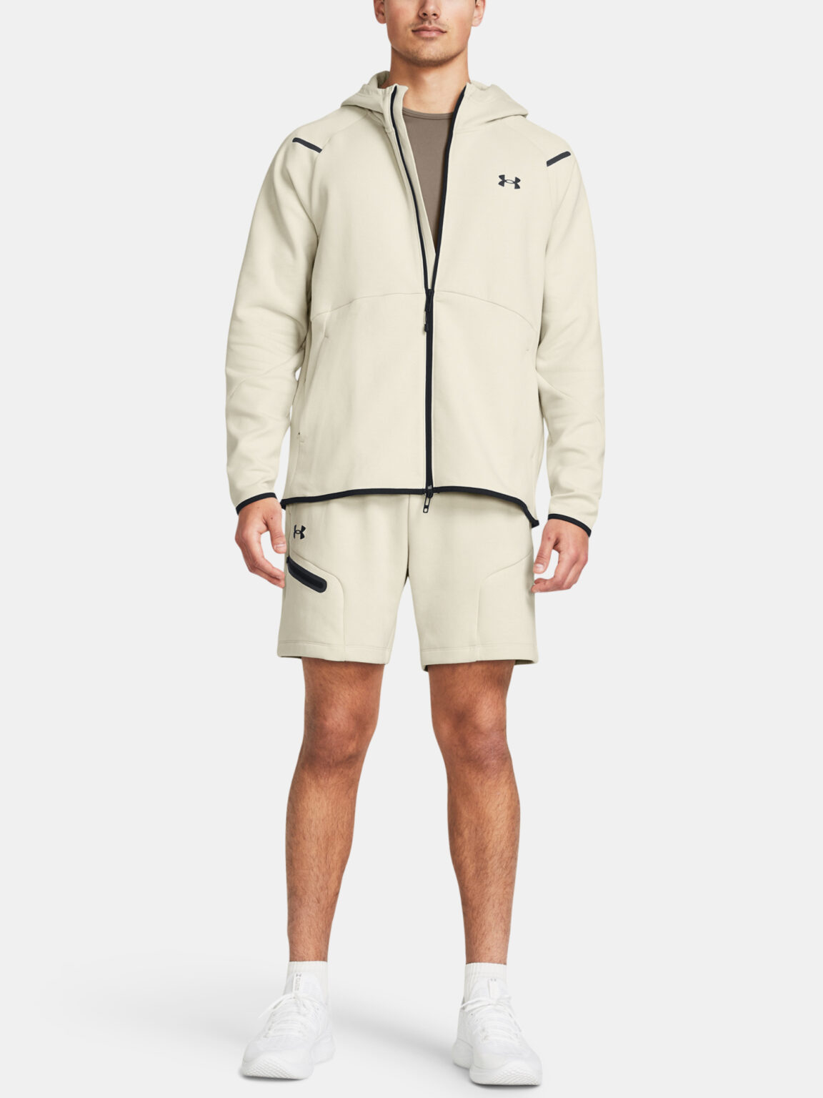 Men's sweatshirt Under Armour UA Unstoppable Flc FZ-BRN - Men's