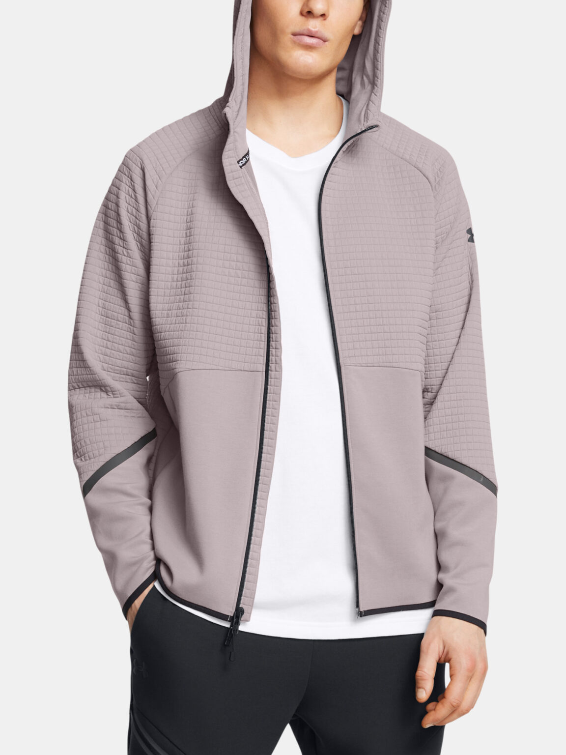 Men's sweatshirt Under Armour UA Unstoppable Flc Grid FZ-GRY - Men's