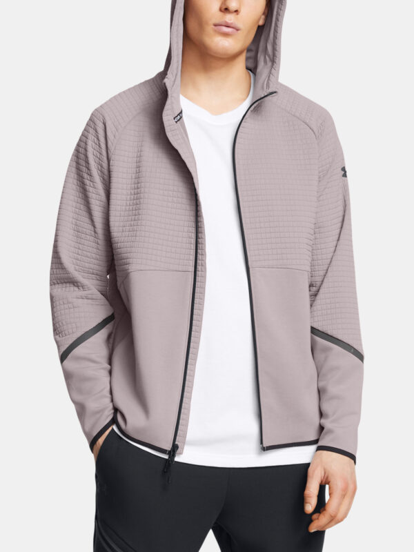 Men's sweatshirt Under Armour UA Unstoppable Flc Grid FZ-GRY - Men's
