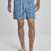 Men's swimwear with a floral pattern blue