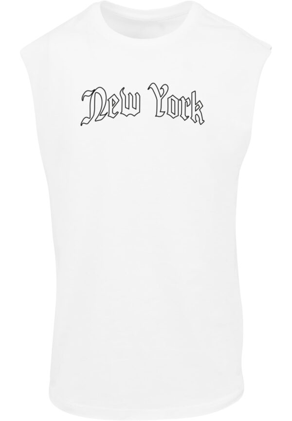 Men's tank top New York white