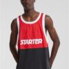 Men's tank top Split Mesh City red/black