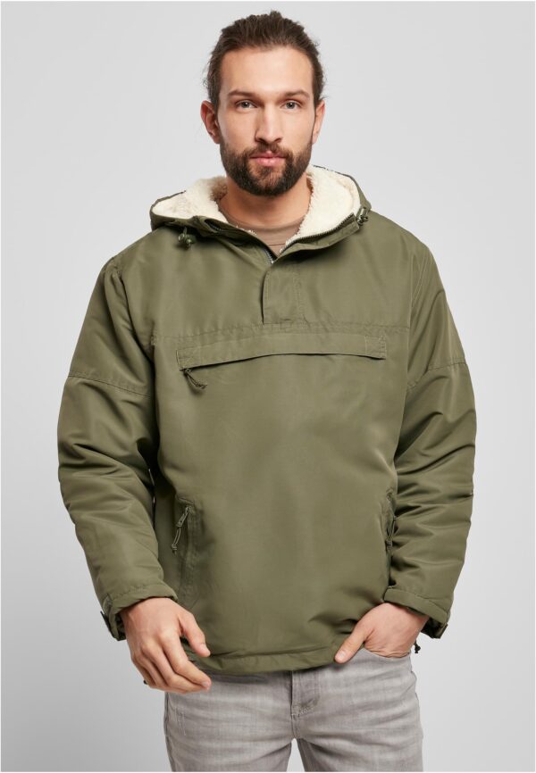 Men's windbreaker Brandit Windbreaker Sherpa - olive