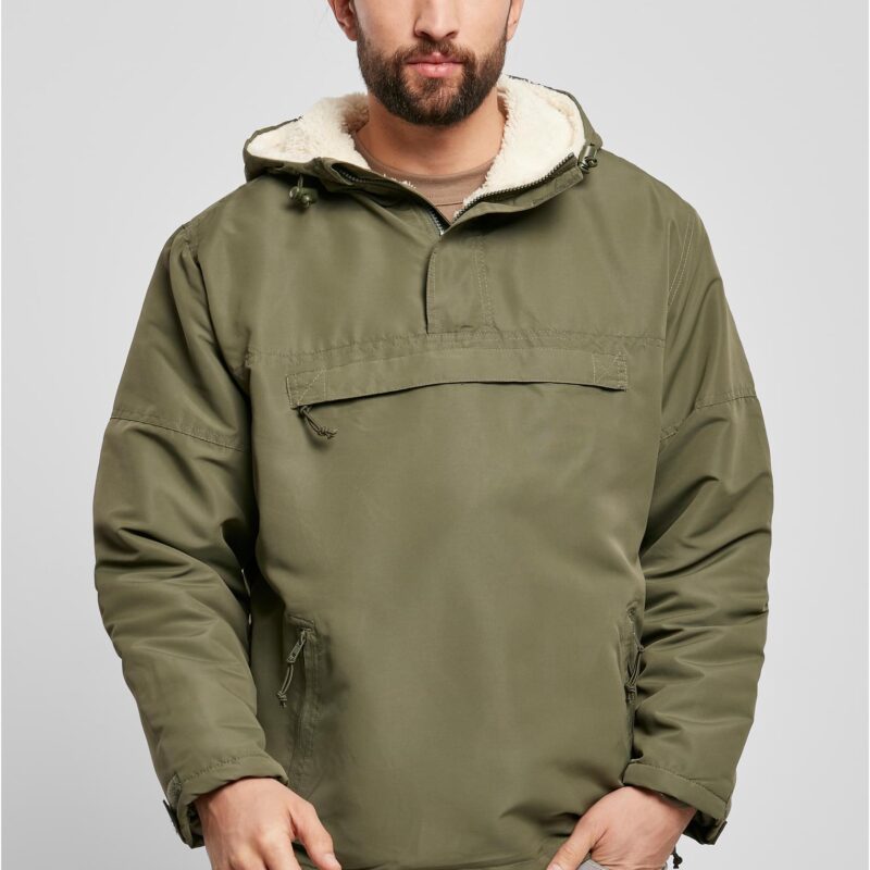 Men's windbreaker Brandit Windbreaker Sherpa - olive