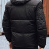 Men's winter jacket with detachable hood black Dstreet