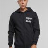 Men's zip-up hoodie Escape From Reality black