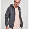 Men's zip-up hoodie - gray