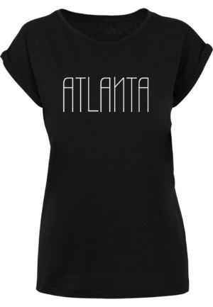 Merchcode Póló 'Atlanta X'  fekete / fehér-Ár