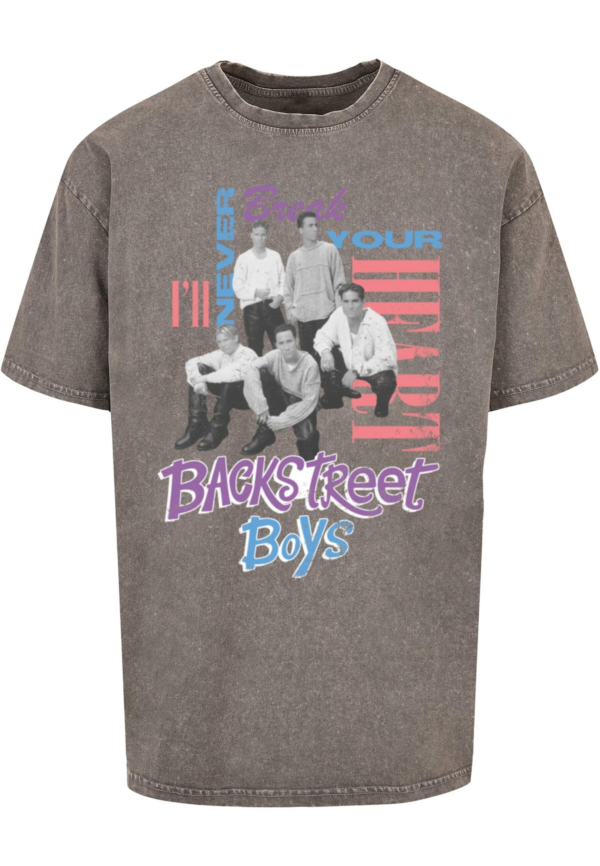 Merchcode Póló 'Backstreet Boys - INBYH'  szürke-Ár