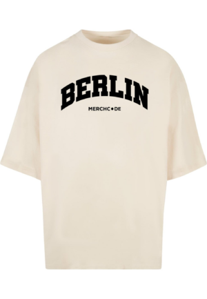 Merchcode Póló 'Berlin'  fekete / gyapjúfehér-Ár
