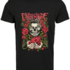 Merchcode Póló 'Bullet for my Valentine My Bleeding Heart'  szürke / zöld / piros / fekete-Hungary