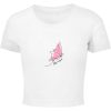 Merchcode Póló 'Fly High'  rózsaszín / fekete / fehér-Ár