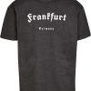 Merchcode Póló 'Frankfurt'  sötétszürke / fehér-Ár