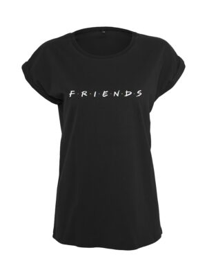 Merchcode Póló 'Friends'  fekete / fehér-hu