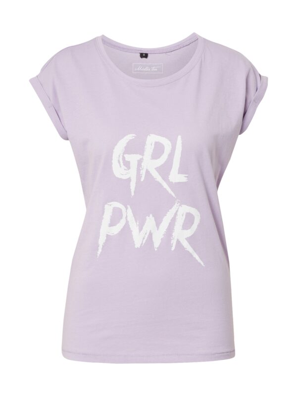 Merchcode Póló 'Grl Pwr'  lila / fehér-hu