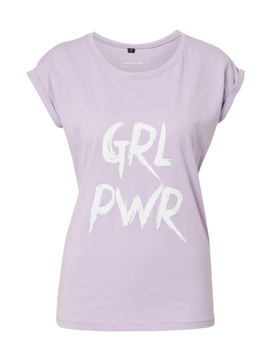 Merchcode Póló 'Grl Pwr'  lila / fehér-hu