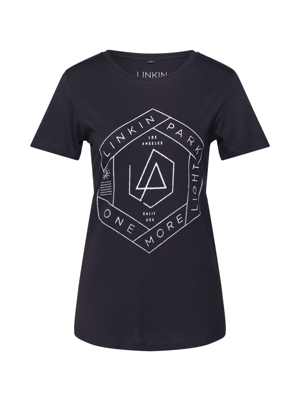 Merchcode Póló 'Linkin Park'  fekete / fehér