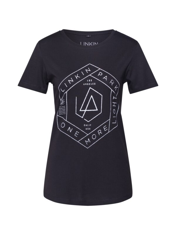 Merchcode Póló 'Linkin Park'  fekete / fehér