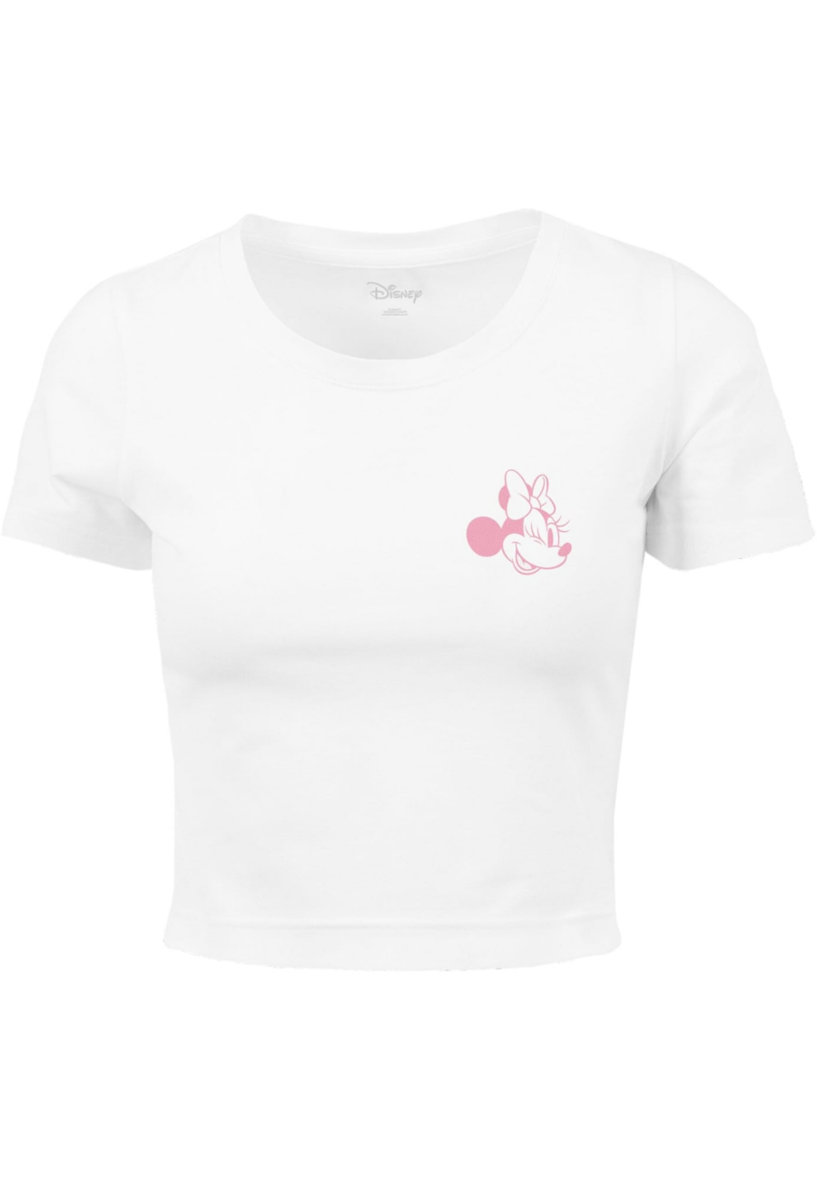 Merchcode Póló 'Minnie Mouse Wink'  fukszia / fehér-Ár