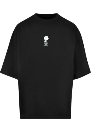 Merchcode Póló 'Peanuts - Charlie Brown'  barna / zöld / fekete / fehér-Ár