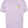 Merchcode Póló 'Pina Colada'  kék / világoslila / narancs / rózsaszín-Ár