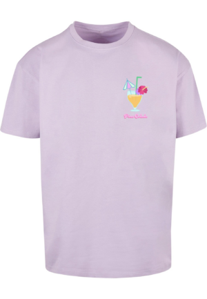 Merchcode Póló 'Pina Colada'  kék / világoslila / narancs / rózsaszín-Ár