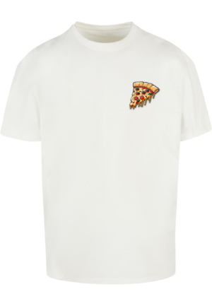 Merchcode Póló 'Pizza Comic'  sárga / zöld / piros / fehér-Ár