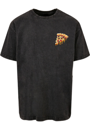 Merchcode Póló 'Pizza Comic'  sárga / zöld / piros / fekete-Ár