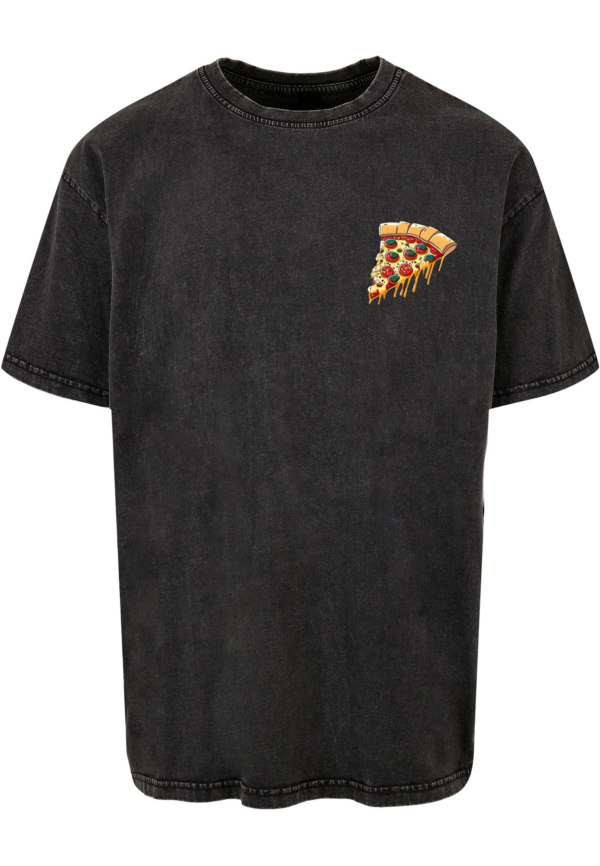 Merchcode Póló 'Pizza Comic'  sárga / zöld / piros / fekete-Ár