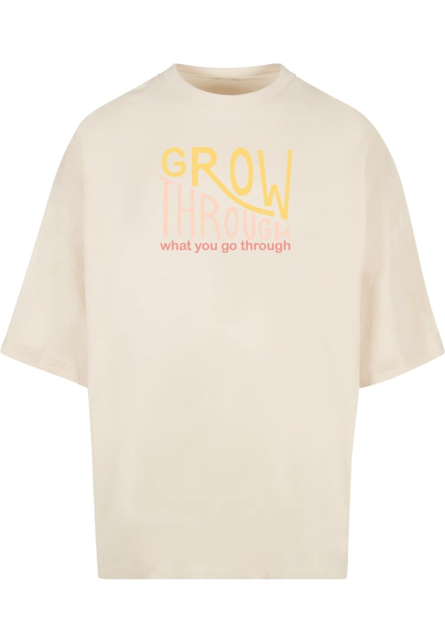 Merchcode Póló 'Spring - Grow Through 2'  sárga / vérvörös / gyapjúfehér-Ár