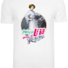 Merchcode Póló 'Star Wars Leia'  vegyes színek / fehér-Hungary