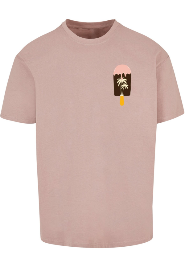 Merchcode Póló 'Summer - Icecream'  narancs / rózsa / púder / fekete-Ár