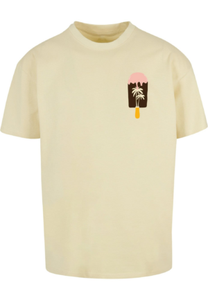 Merchcode Póló 'Summer - Icecream'  világos sárga / narancs / rózsaszín / fekete-Ár