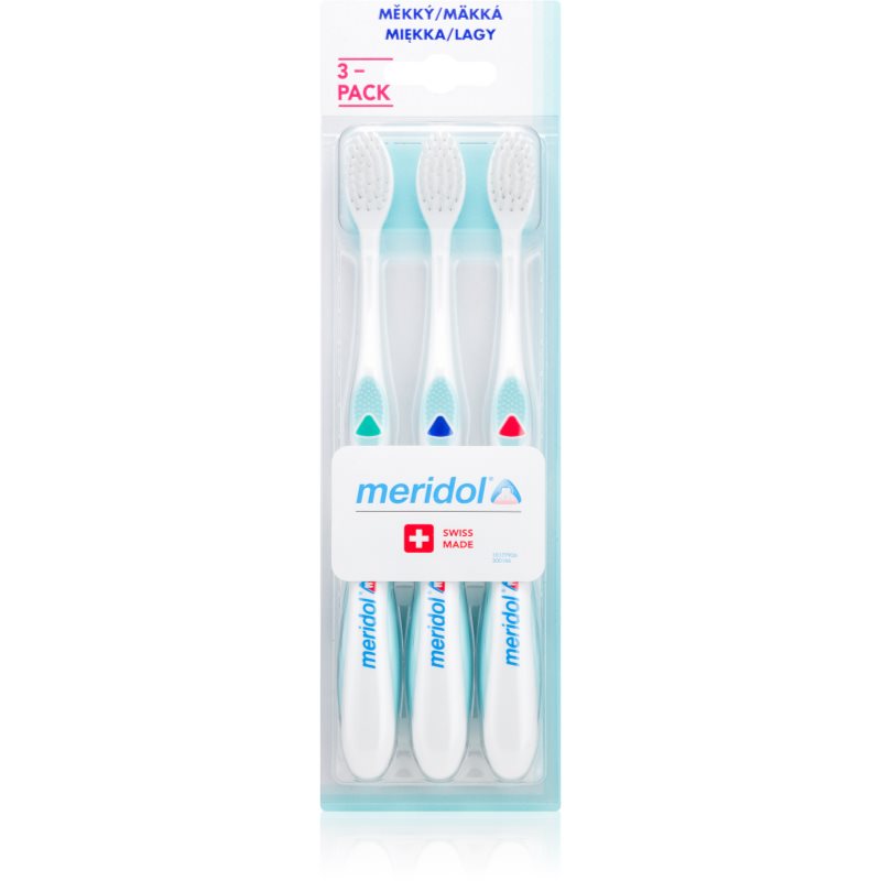 Meridol Gum Protection Soft soft fogkefék 3 db-Eredeti