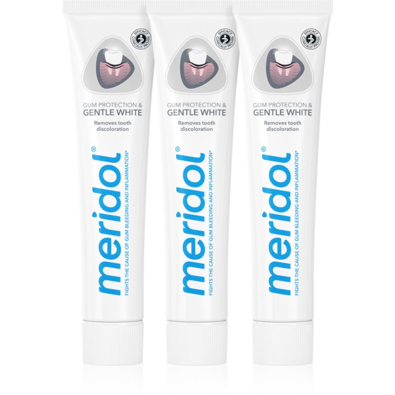 Meridol Gum Protection Whitening fehérítő fogkrém 3 x 75 ml-Ár