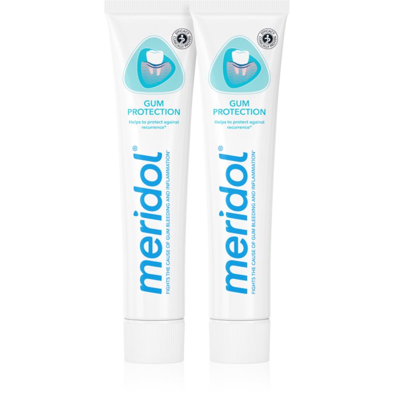 Meridol Gum Protection fogkrém segíti az irritált fogíny regenerációját 2x75 ml