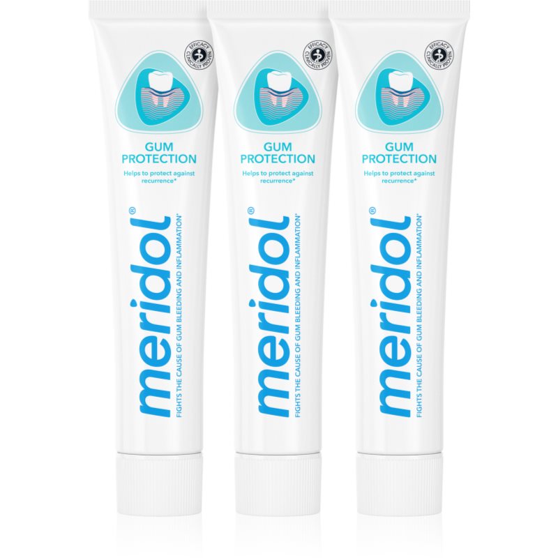 Meridol Gum Protection fogkrém segíti az irritált fogíny regenerációját 3 x 75 ml-Ár