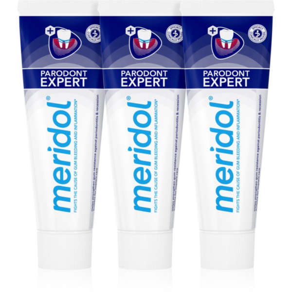 Meridol Parodont Expert fogkrém fogínyvérzés és fogágybetegség ellen 3x75 ml-Ár